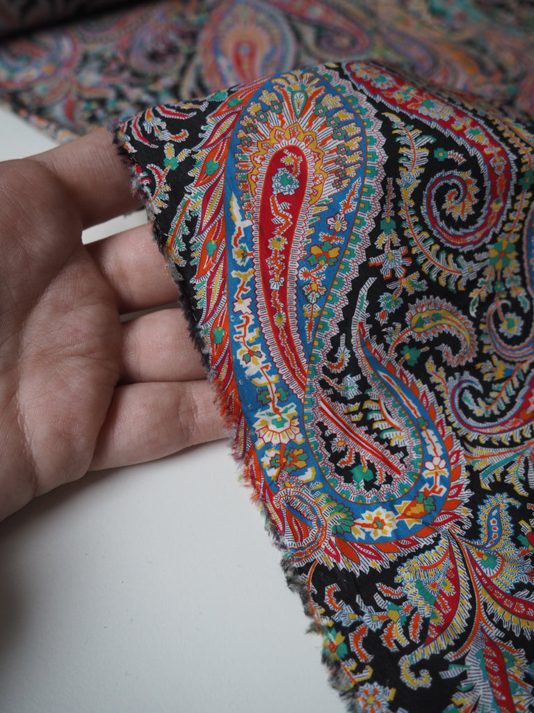 Liberty Rainbow Paisley Cotton Poplin