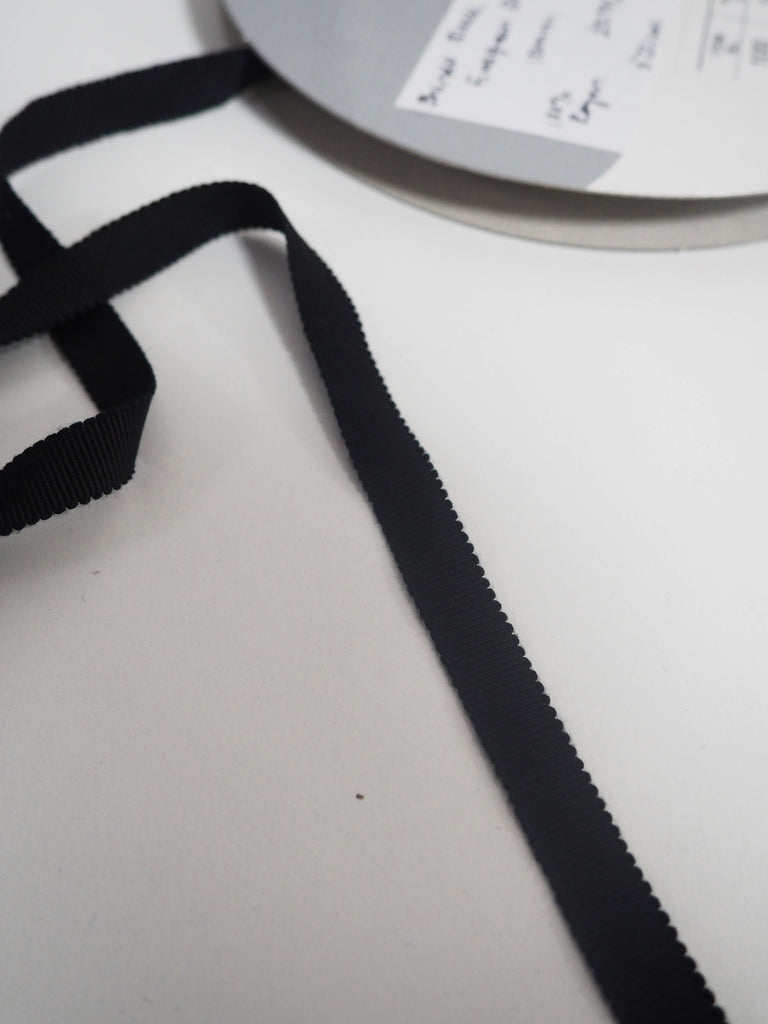 Shindo Black Grosgrain Ribbon 10mm