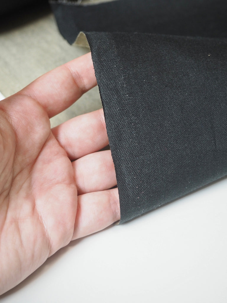 Black + Beige Reversible Cotton