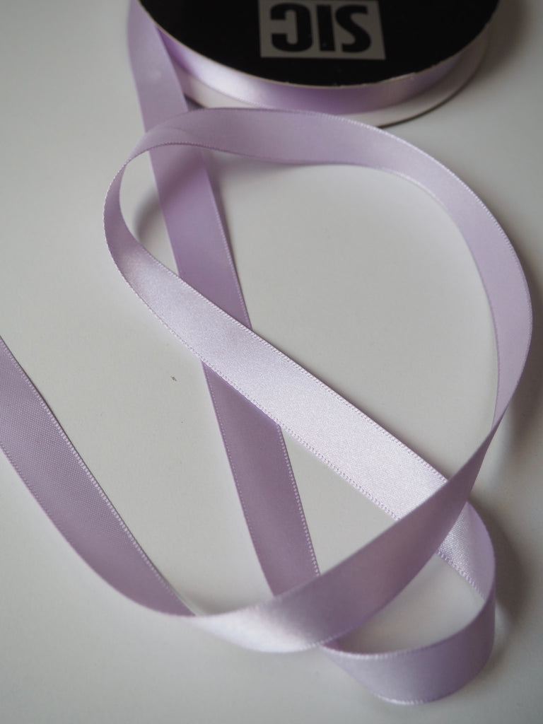 Shindo Lilac Satin Ribbon 15mm