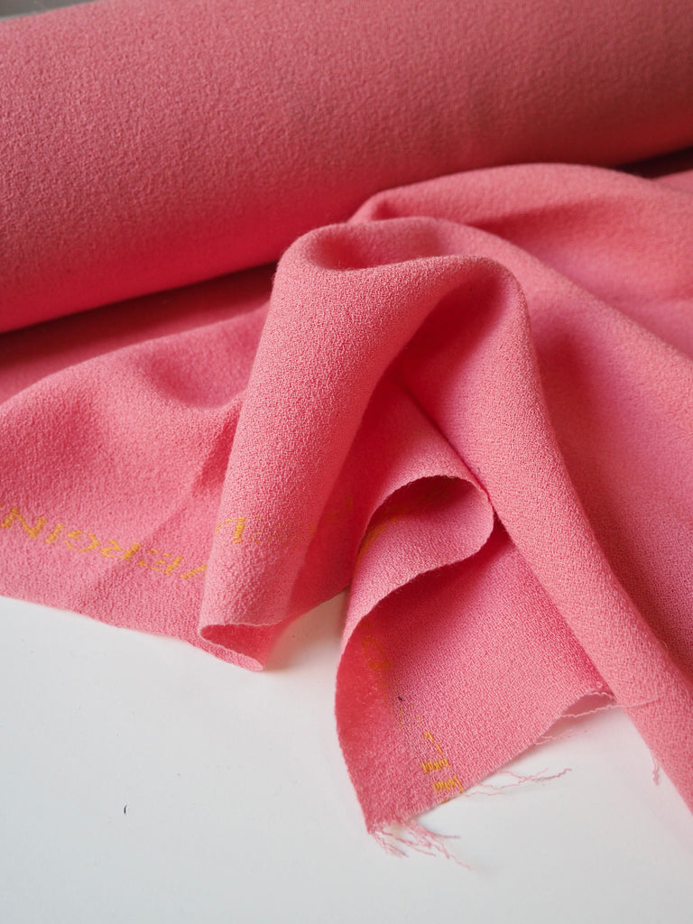 Rosebud Wool Crepe