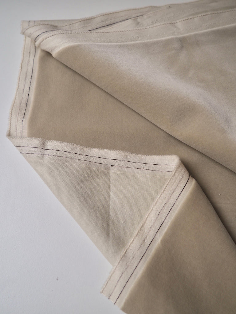 Parchment Cotton Velvet