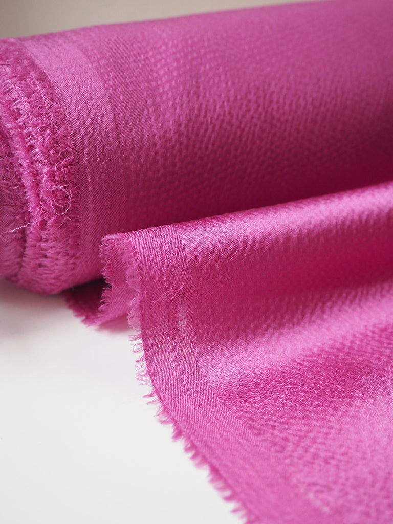 Hibiscus Hammered Silk Satin