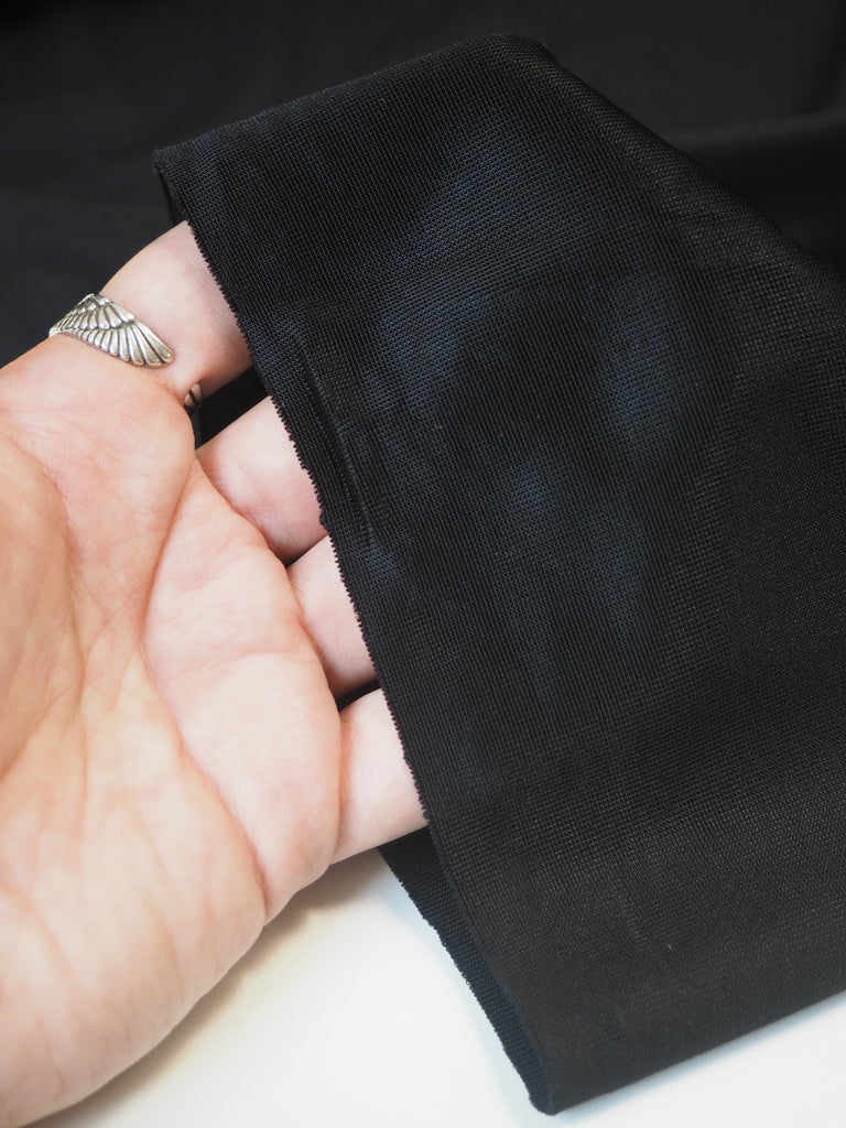 Black Stretch Powermesh