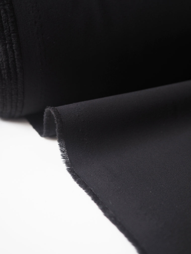 Black Lightweight Crepe