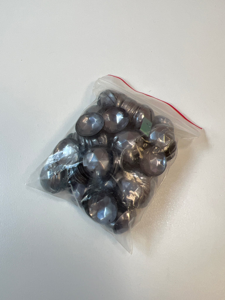 Steel Blue Domed Sequins 27g