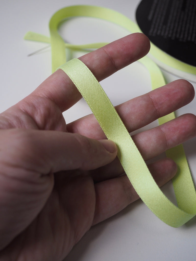 Shindo Matte Soft Lime Green Ribbon 12mm