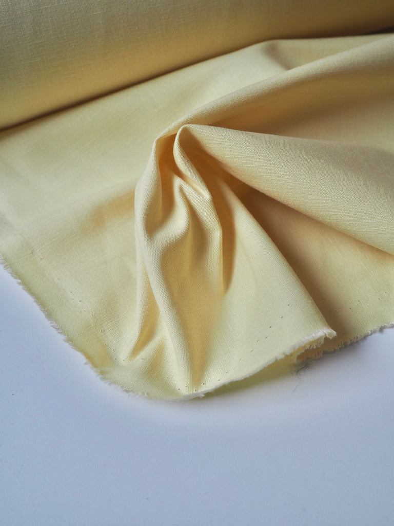 Light Yellow Cotton Canvas