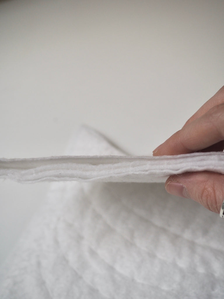 Small Shaped White Shoulder Pads