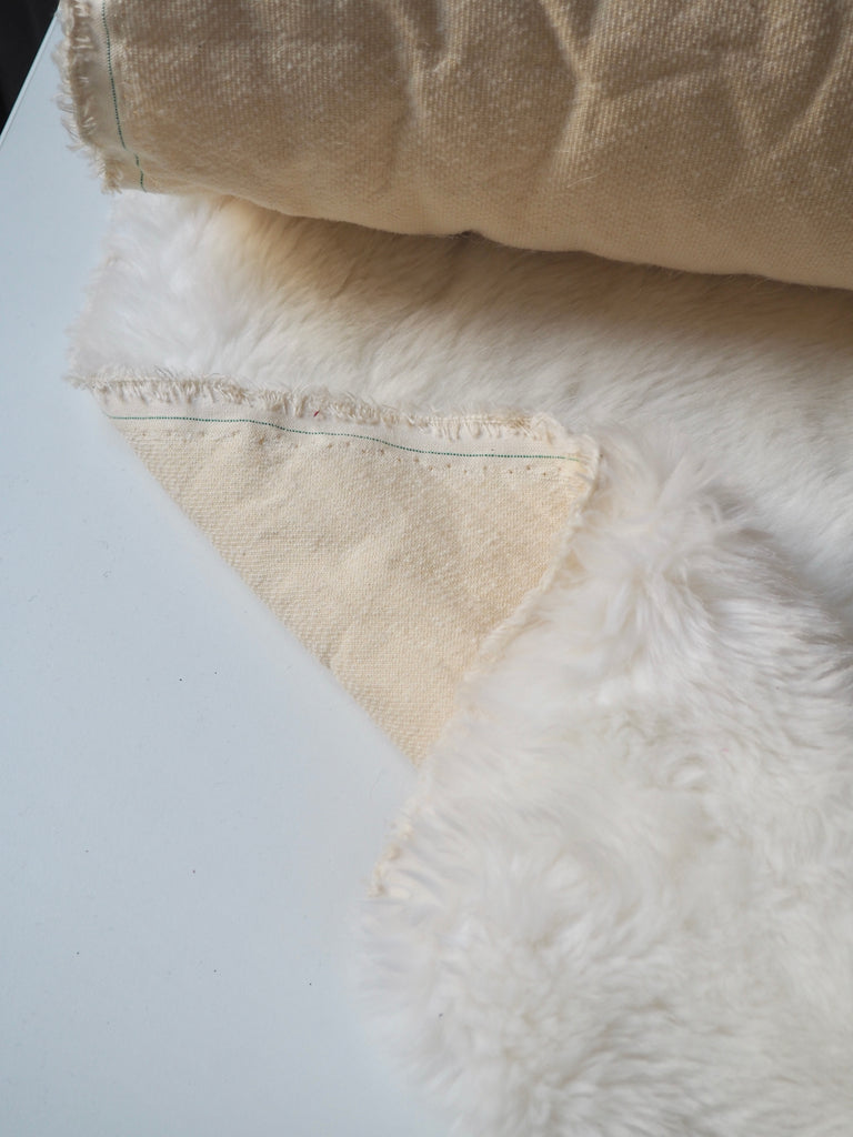 Steiff White Faux Faur