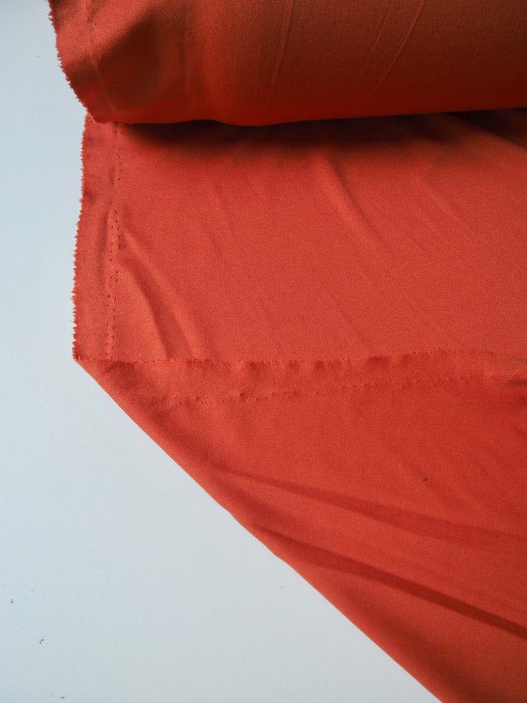 Orange Interlock Jersey