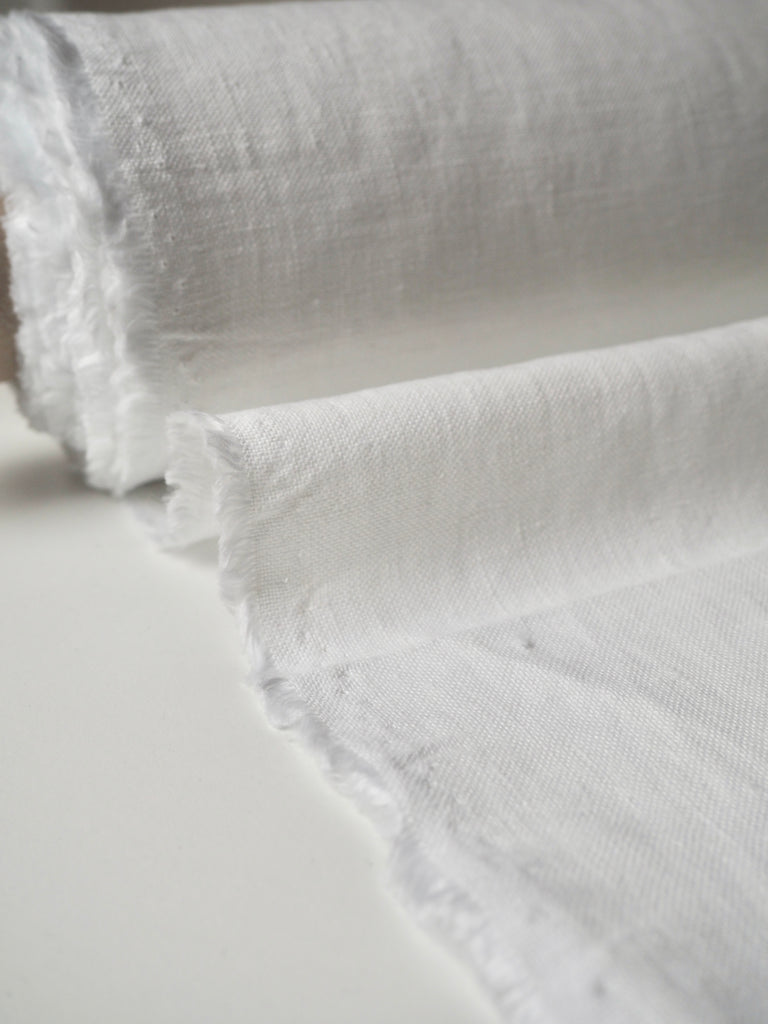 White Mediumweight Linen