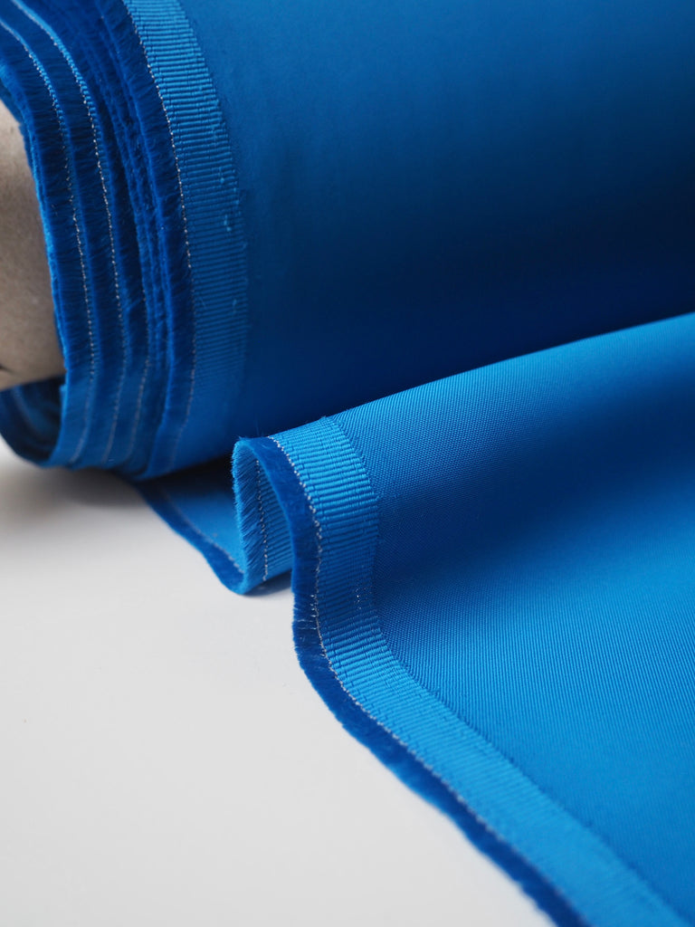 Electric Blue Viscose Sateen