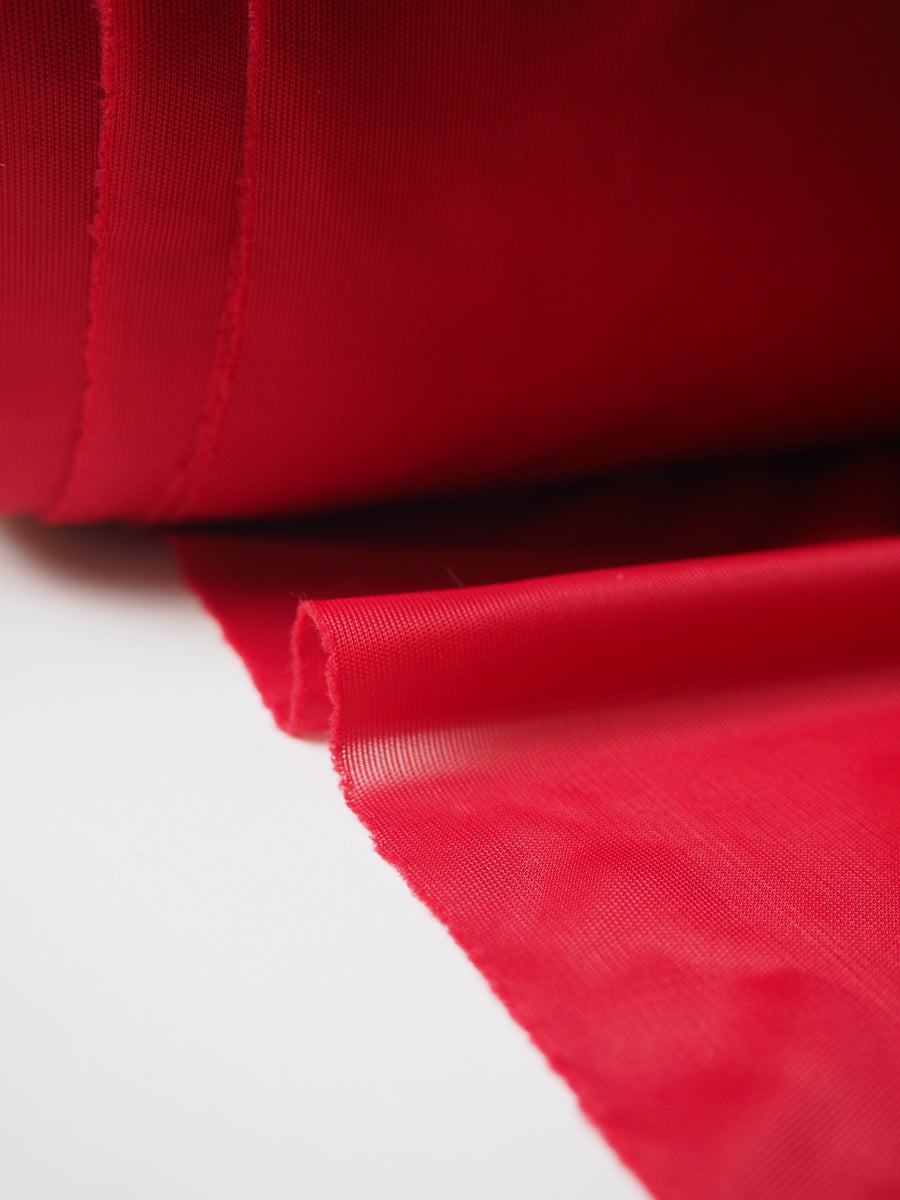 Red Satin Light Interlock Jersey – The New Craft House