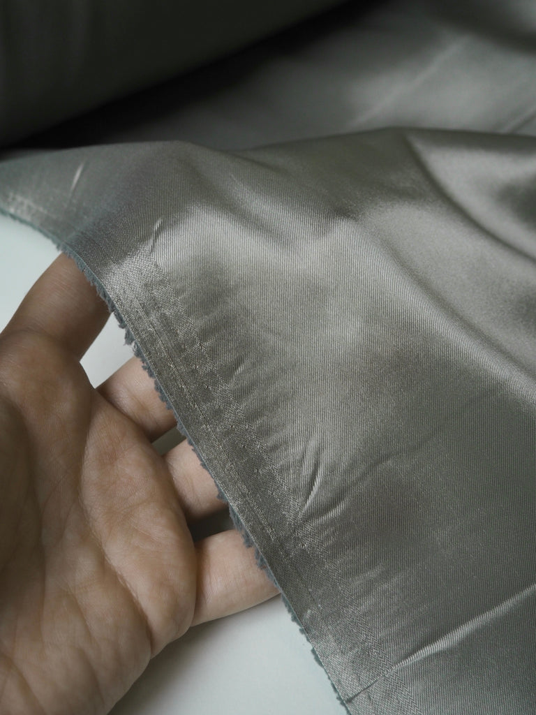 Light Sage Stretch Acetate Satin Twill Lining