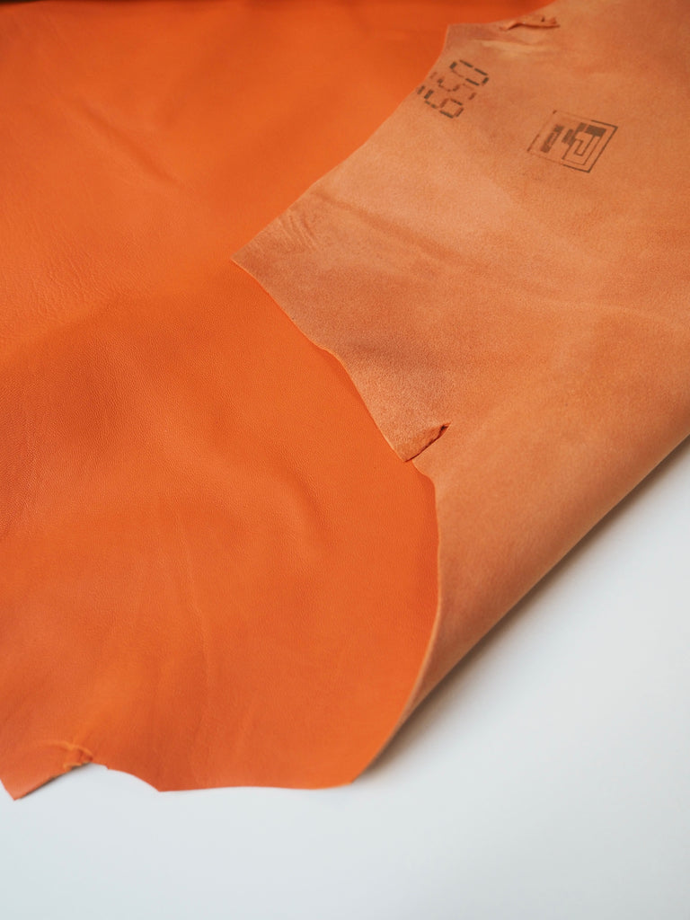 Orange Calfskin