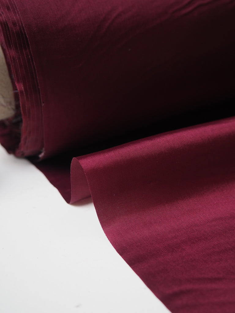 Burgundy Acetate Satin Lining