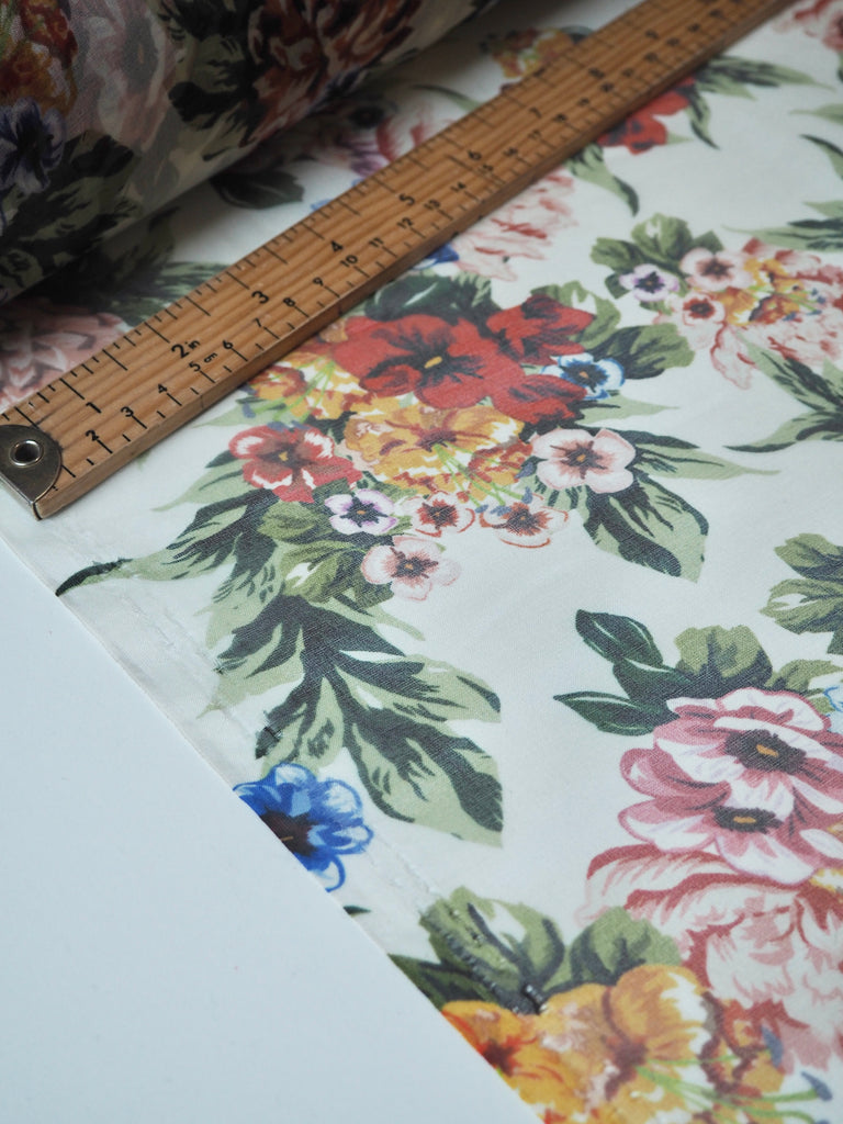 Aloha Floral Silk Organza