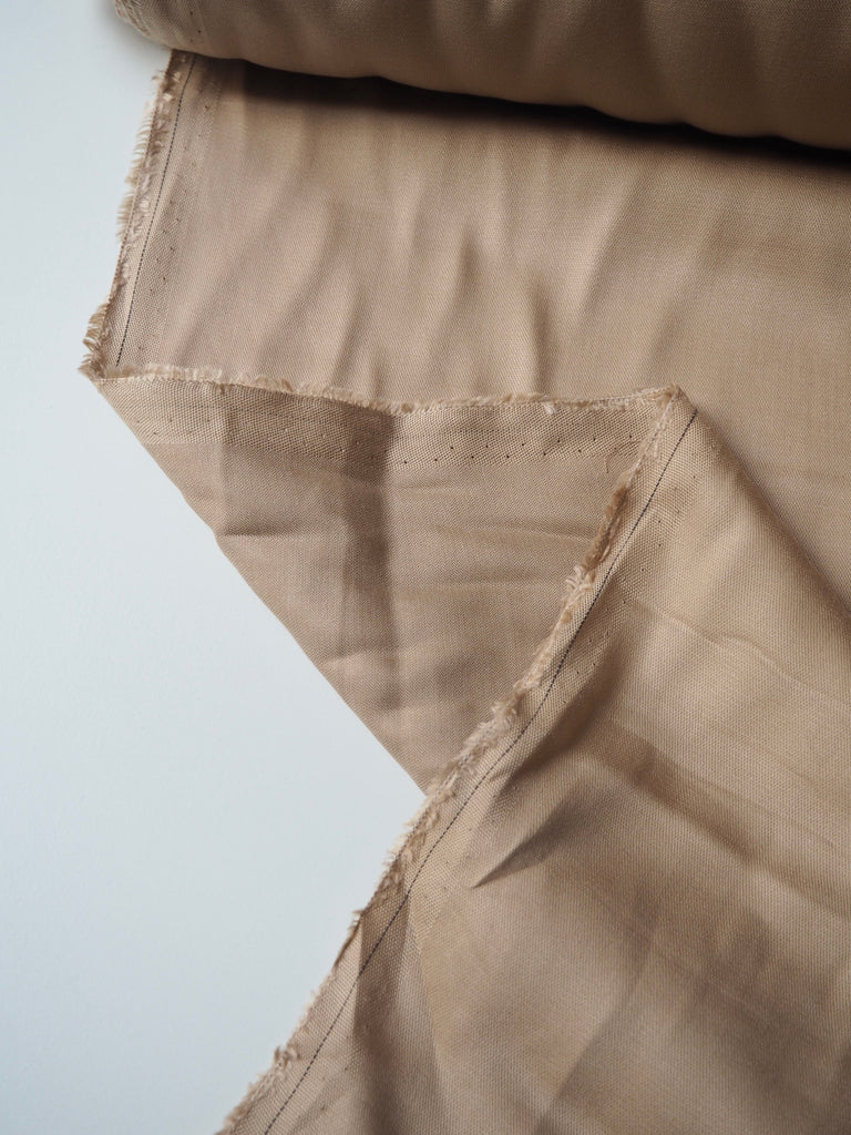 Sand Tencel Broken Twill Sateen