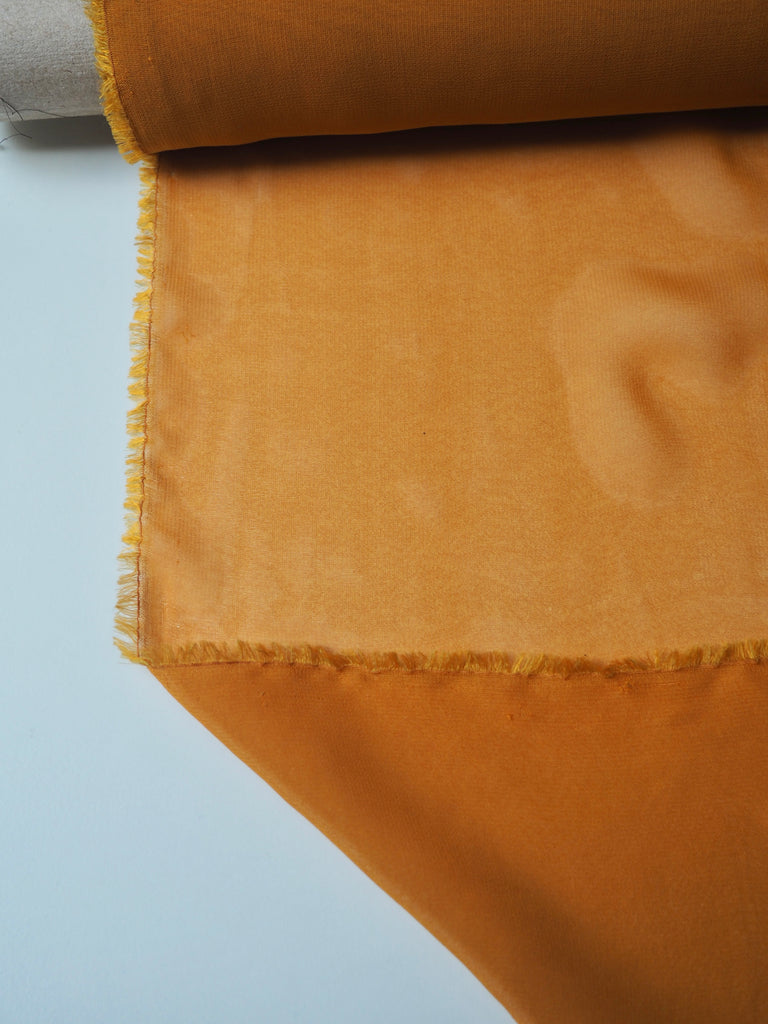 Turmeric Silk/Viscose Chiffon