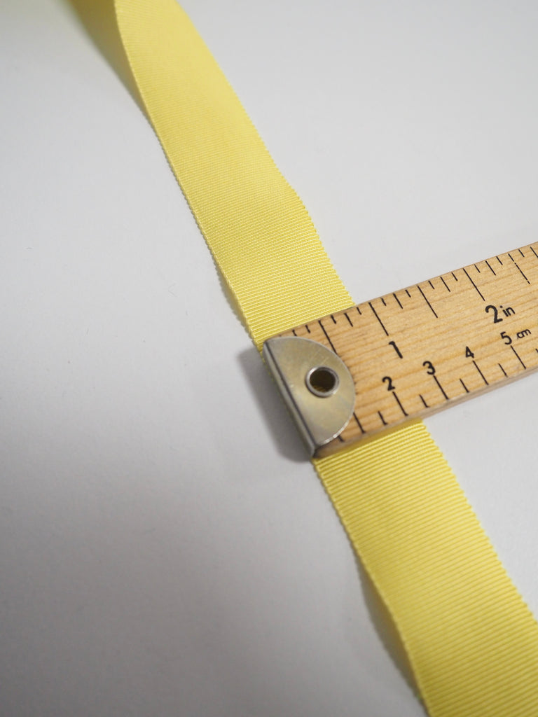 Shindo Yellow Grosgrain Ribbon 25mm