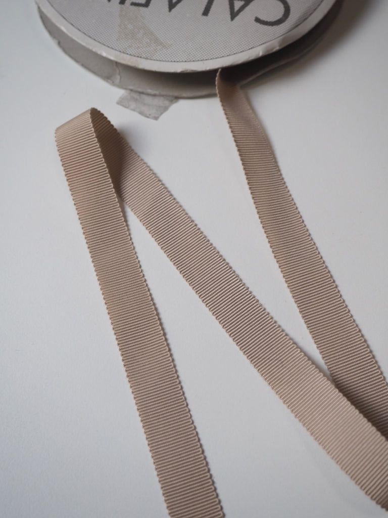 Champagne Grosgrain Ribbon 15mm