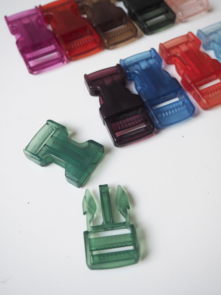 Multi-Colour Squared Side Release Buckle 20mm