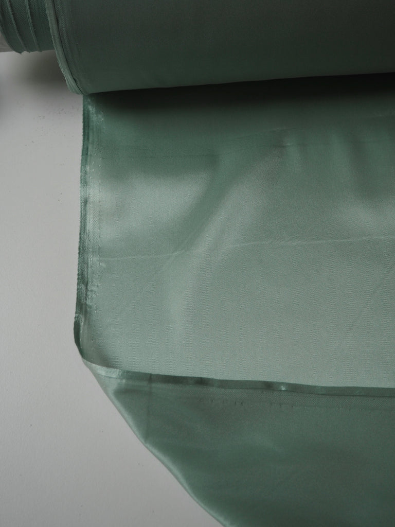 Mint Stretch Acetate Satin Twill Lining