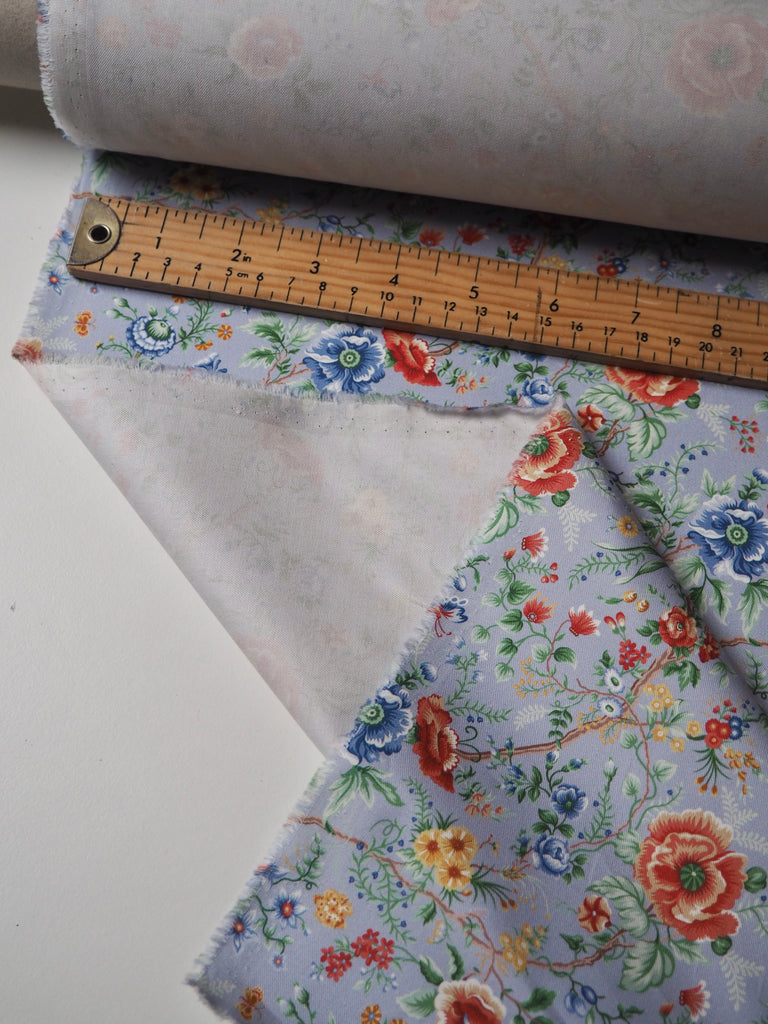 Liberty Blue Garden of Life Cotton Twill
