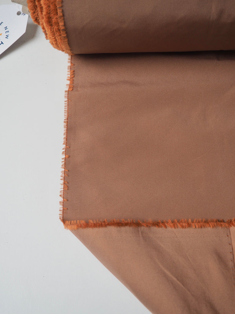Terracotta Iridescent Taffeta