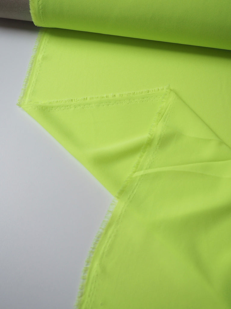 Neon Yellow Light Crepe