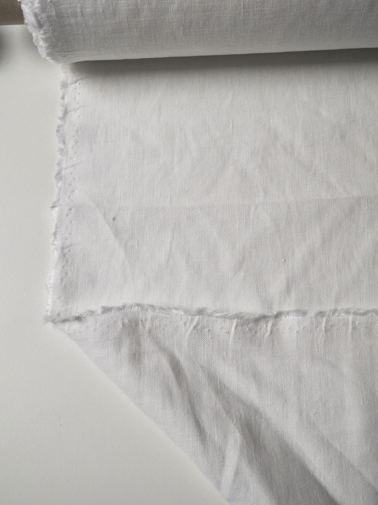 White Mediumweight Linen