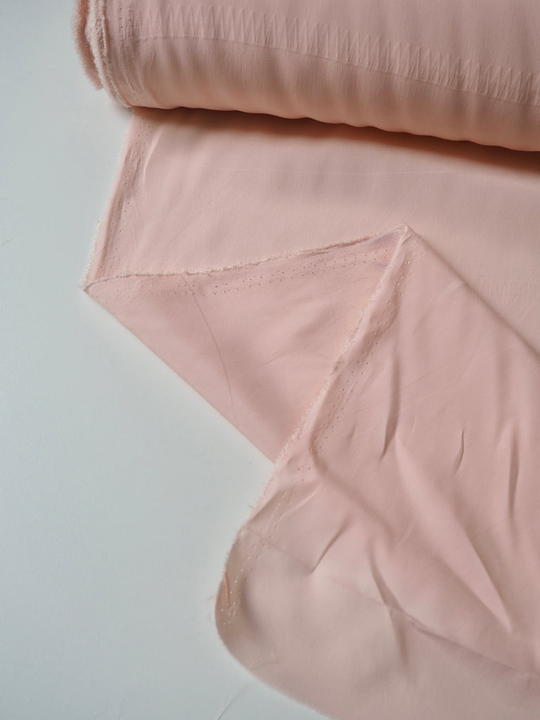 Carnation Silk/Acetate Crepe de Chine