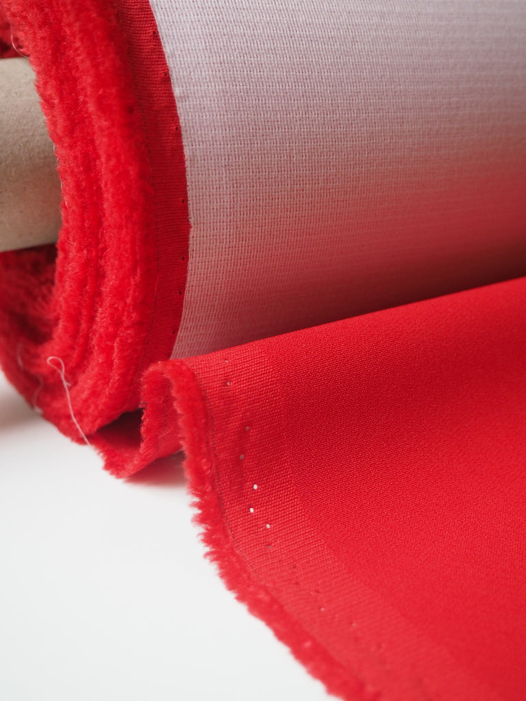 Poppy Interfaced Viscose/Acetate Crepe