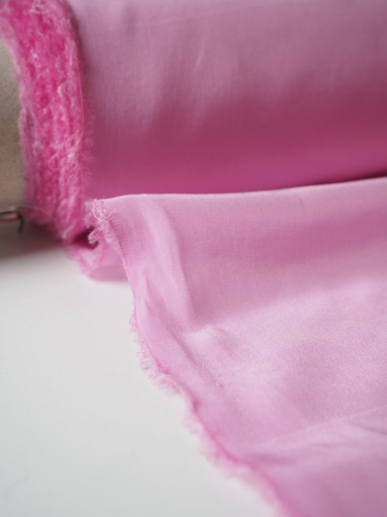 Pink Lightweight Silk Crepe de Chine