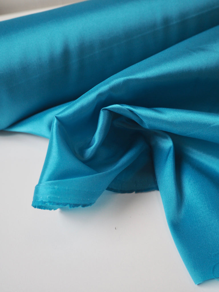 Lapis Lazuli Stretch Acetate Satin Twill Lining