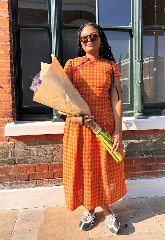 Sunset Gingham Cotton/Linen