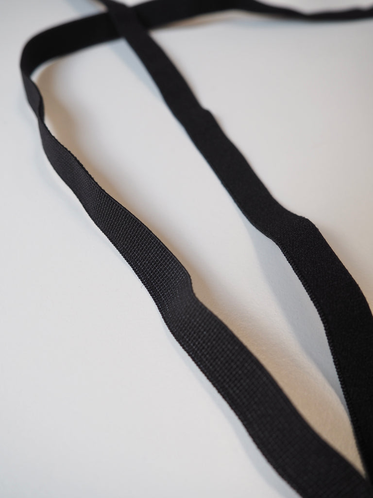 10mm bra strap elastic lingerie knickers satin plush black white nude grey  1cm