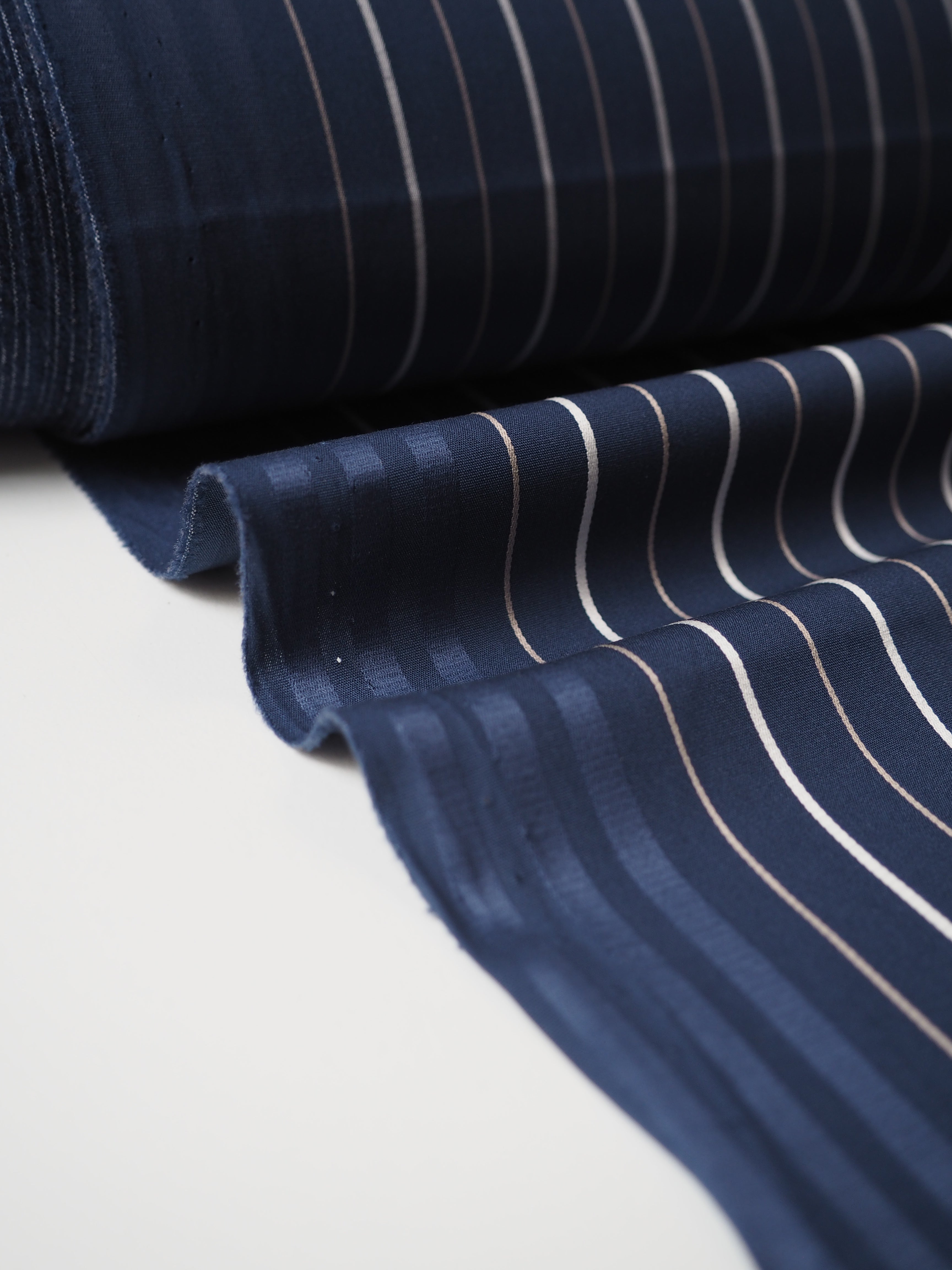 Blue Stripe Fabric 