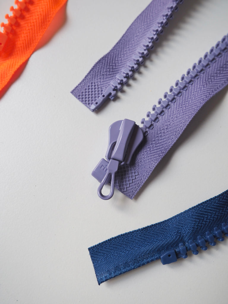 100cm/39inch Coloured Open Ended Zips