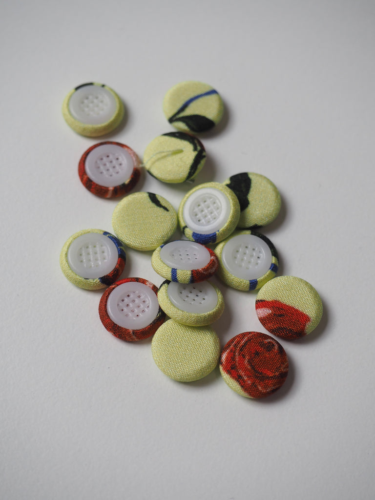 Felicity Crepe Silk Fabric Covered Buttons 12mm