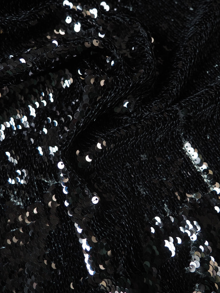 Black Mermaid Sequin Tulle