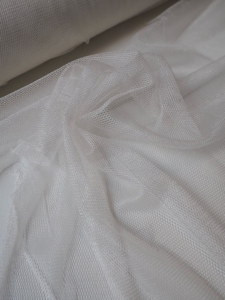 Ivory Silk Soft Tulle