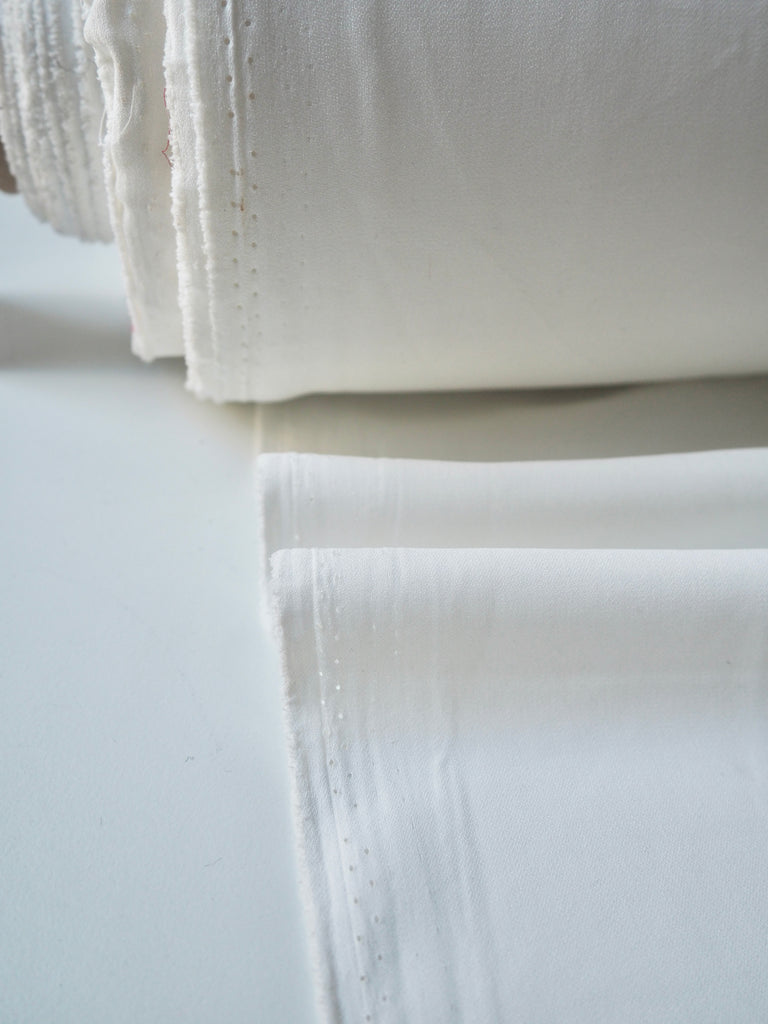 White Polyester Crepe