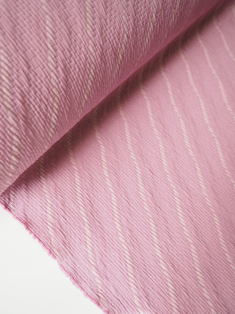 Peony Silk + Cotton Diagonal Jacquard