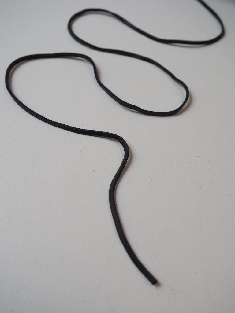 Black Leather Cord 2mm