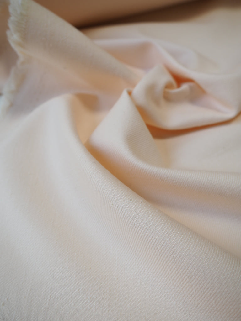 Peach Knotted Cotton Twill