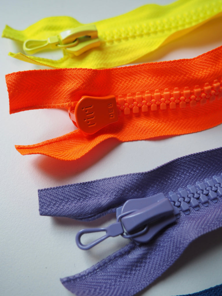 69cm/27inch Coloured Two-Way Zips