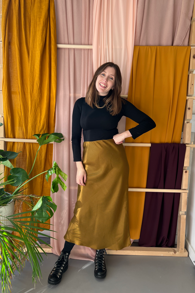 Intro to Drapey Fabrics: Learn to Make a Bias Cut Skirt