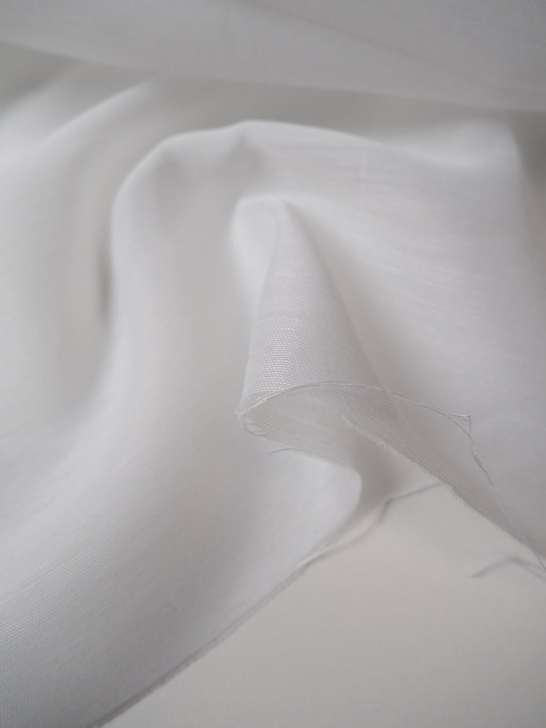 White Extra-Wide Furnishing Voile